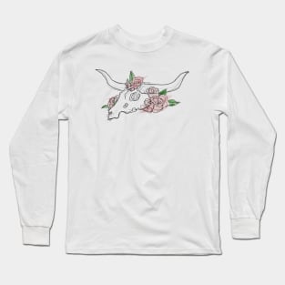 Skull and roses Long Sleeve T-Shirt